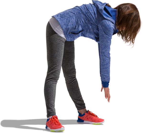 Mature woman exercise image